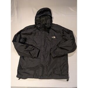 The North Face Hyvent Black Waterproof Hooded Shell Jacket Lightweight Outdoor
